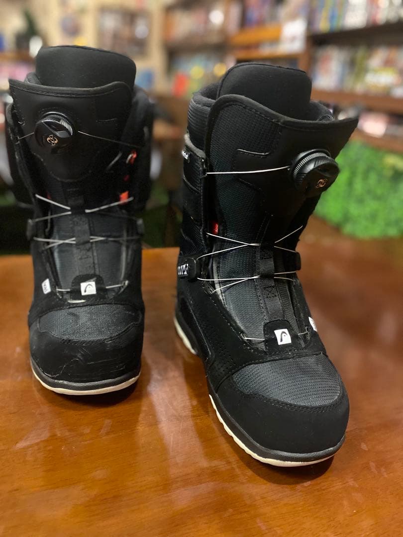 美品　HEAD 25.５cm キッズ　BOAシステム スノーボード　ブーツ　黒