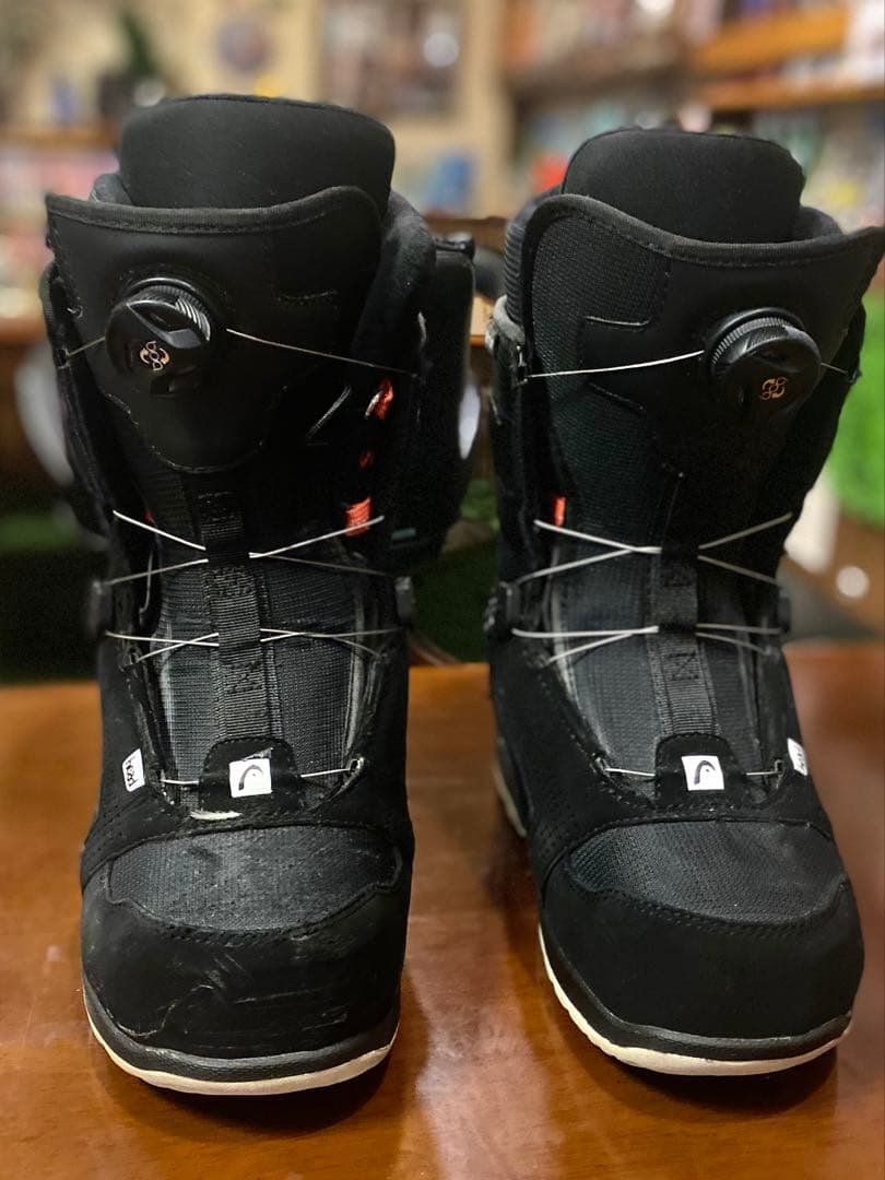 美品　HEAD 25.５cm キッズ　BOAシステム スノーボード　ブーツ　黒