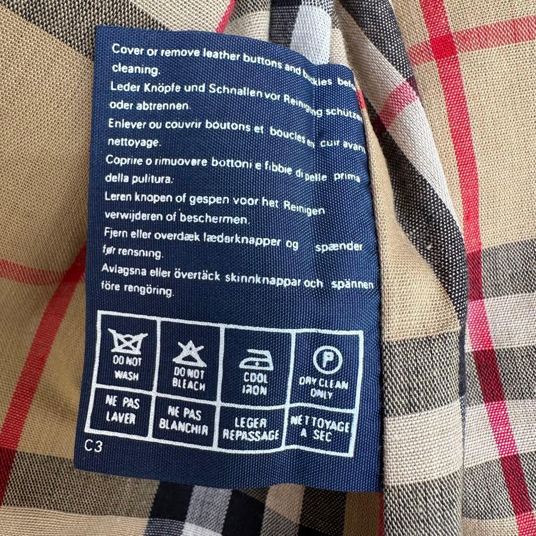 極美品 バーバリーズ トレンチコート ハニーベージュ ノバチェック ヴィンテージ