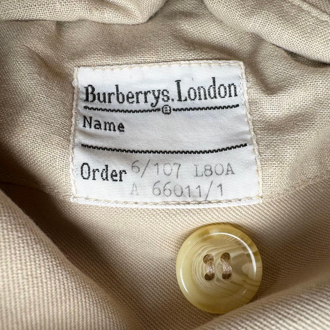 極美品 バーバリーズ トレンチコート ハニーベージュ ノバチェック ヴィンテージ