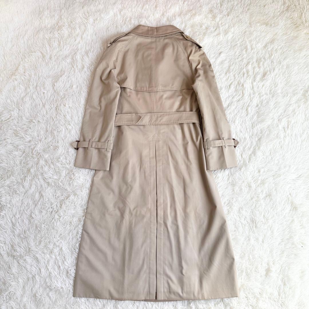 極美品 バーバリーズ トレンチコート ハニーベージュ ノバチェック ヴィンテージ