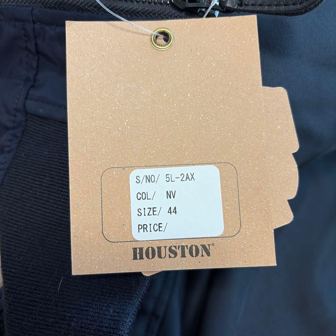 ⭐️ ヒューストン L-2A フライトジャケット 紺 ミリタリー ボンバー 日本製