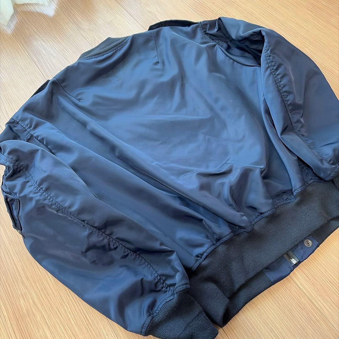 ⭐️ ヒューストン L-2A フライトジャケット 紺 ミリタリー ボンバー 日本製