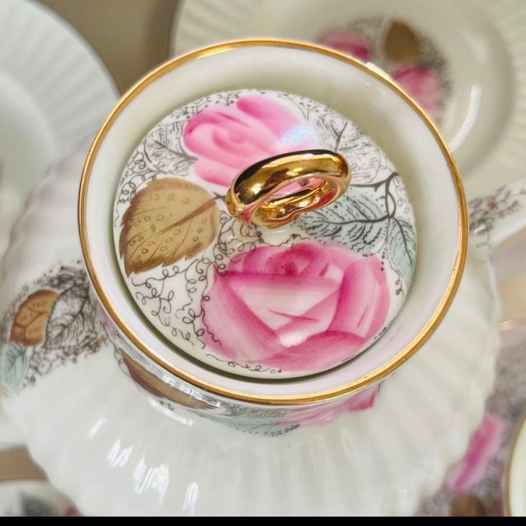 ロモノーソフ  ローズ ファべェルジェ （ファバージェ）　ポット　２人用セット