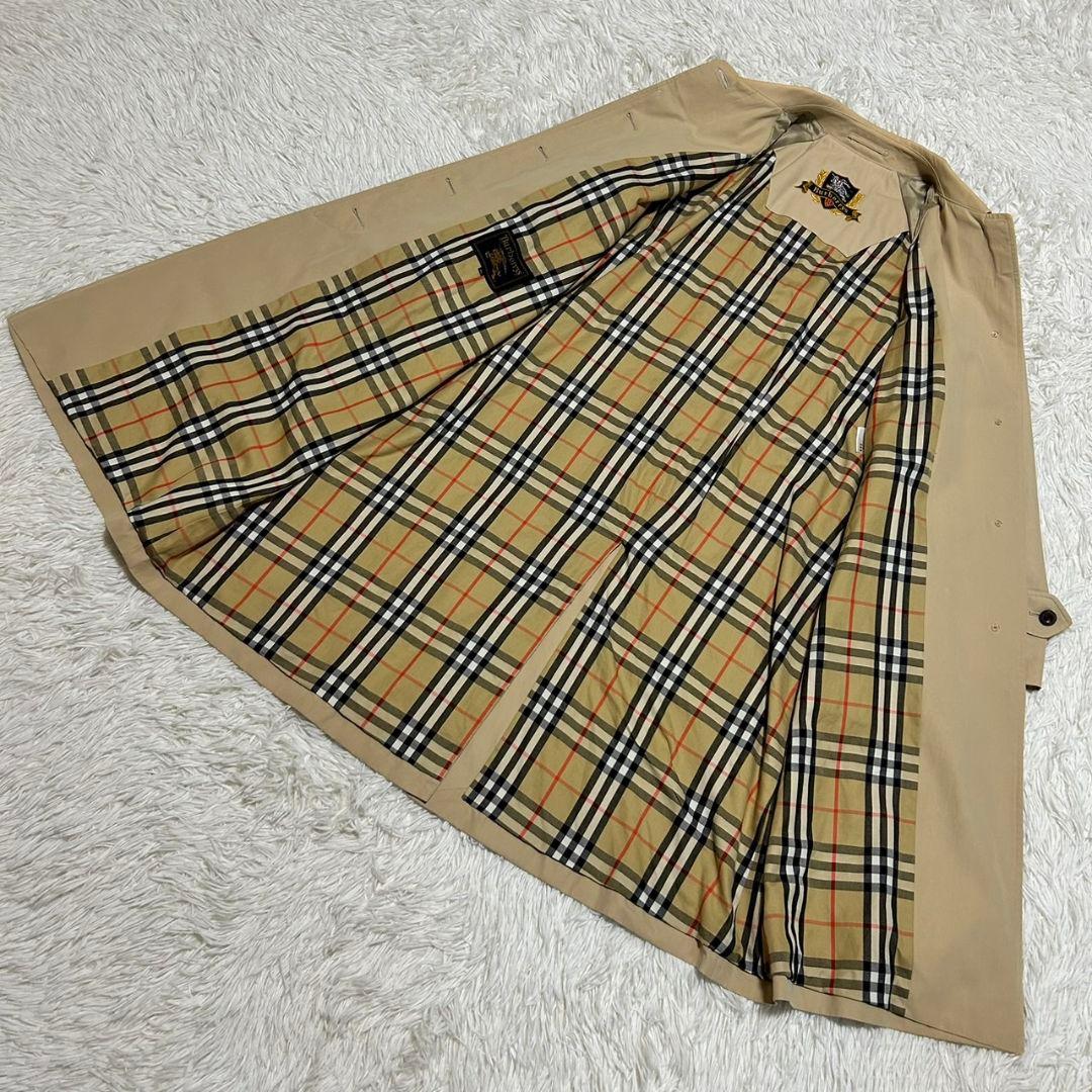 BURBERRY バーバリー ノバチェック アーカイブロゴ ステンカラーコート