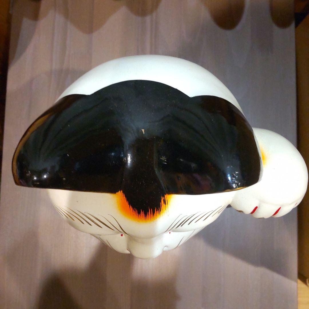 Tokukai公式アカウント05　超特大　白猫　招き猫　まねきねこ　貯金箱