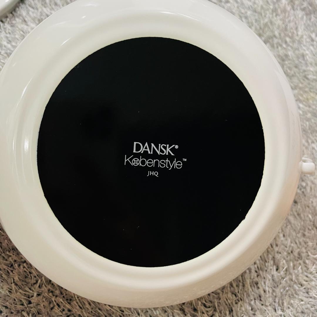 【希少！】新品未使用 ダンスク 両手鍋 18.5cm ホワイト【DANSK】