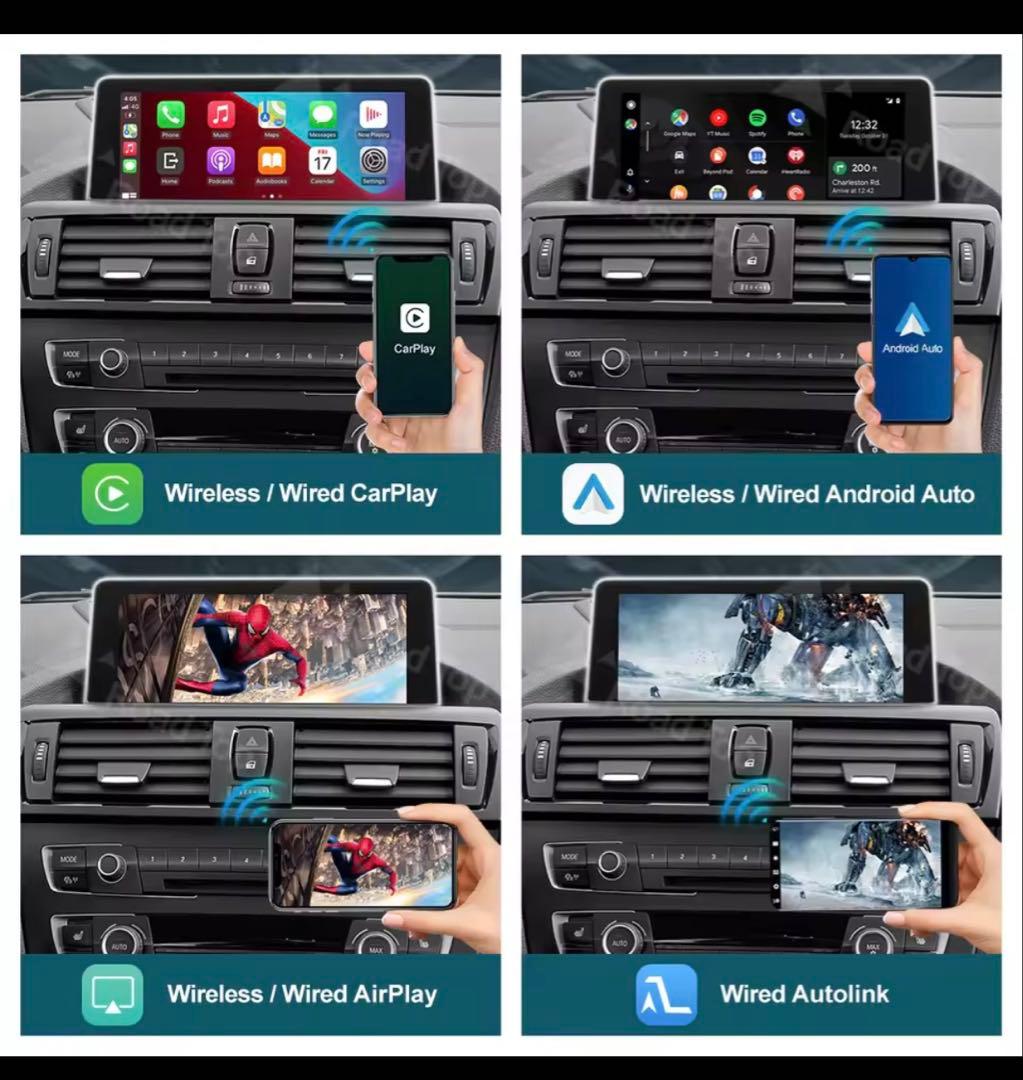 RoadTop ワイヤレス CarPlay  NBT EVO