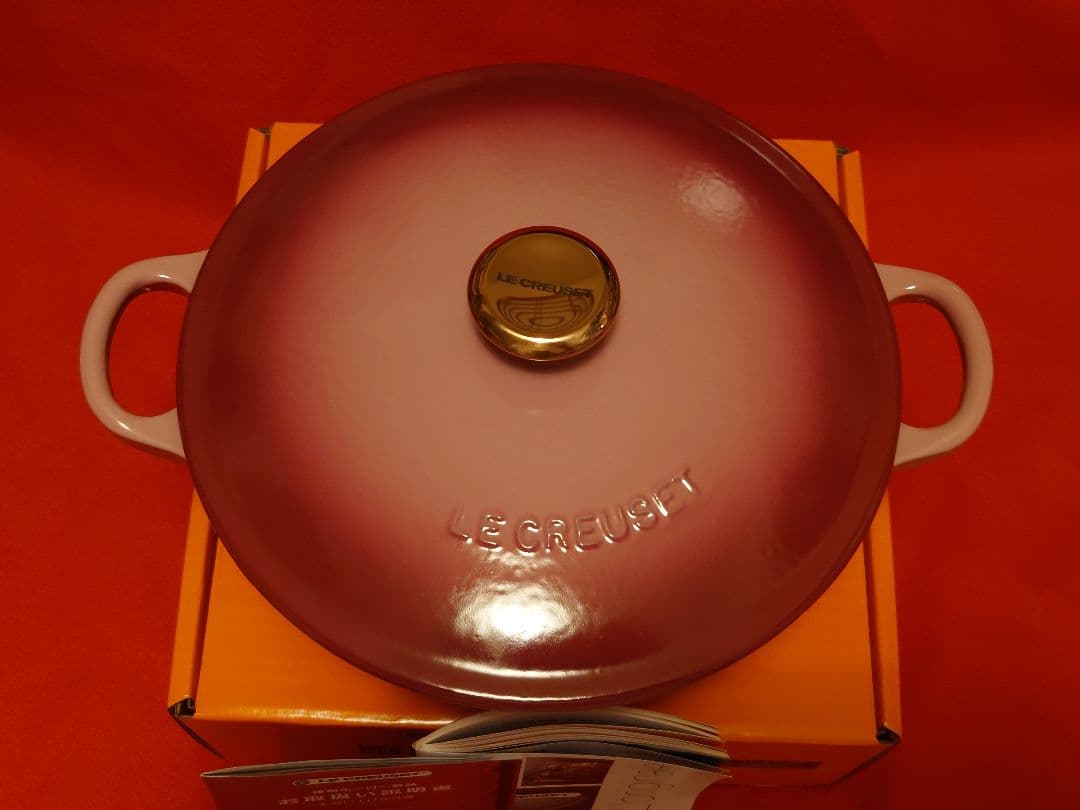 未使用品 ル・クルーゼ マルミット 22 ベリー (ブラックマットホーロー)