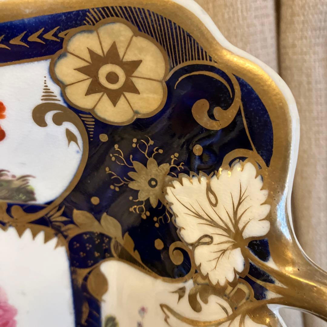 英国アンティーク　Goddenコレクション　スクエアデザートプレート