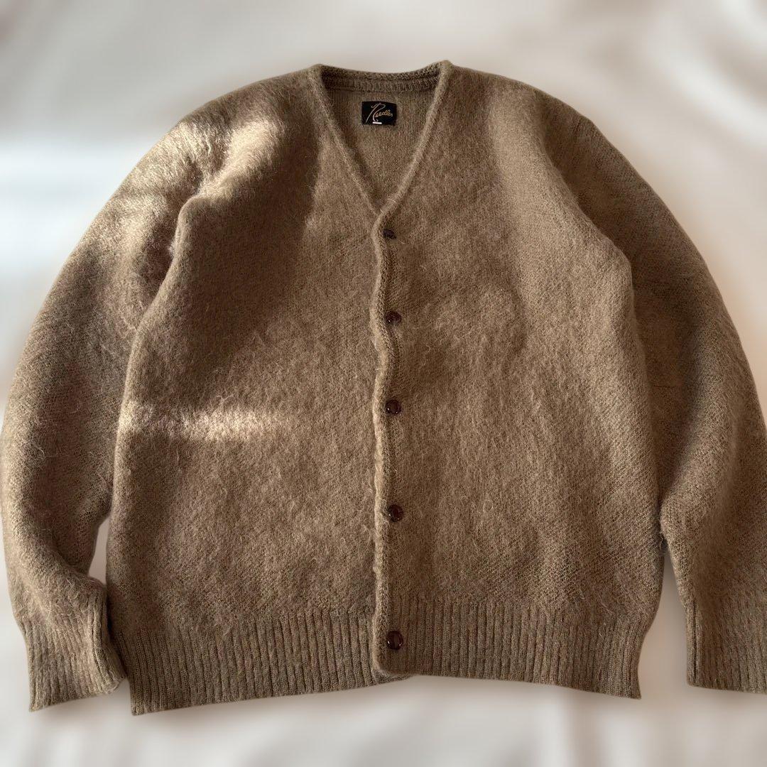 美品ニードルス　モヘアカーディガン　ブラウン　M BSHOP別注