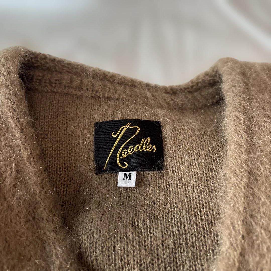 美品ニードルス　モヘアカーディガン　ブラウン　M BSHOP別注