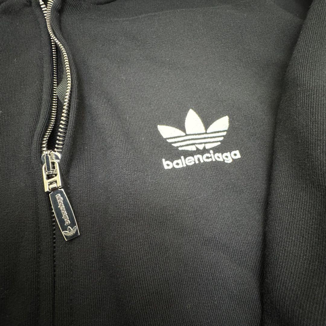 r*t様 balenciaga adidas コラボ パーカー ブラック