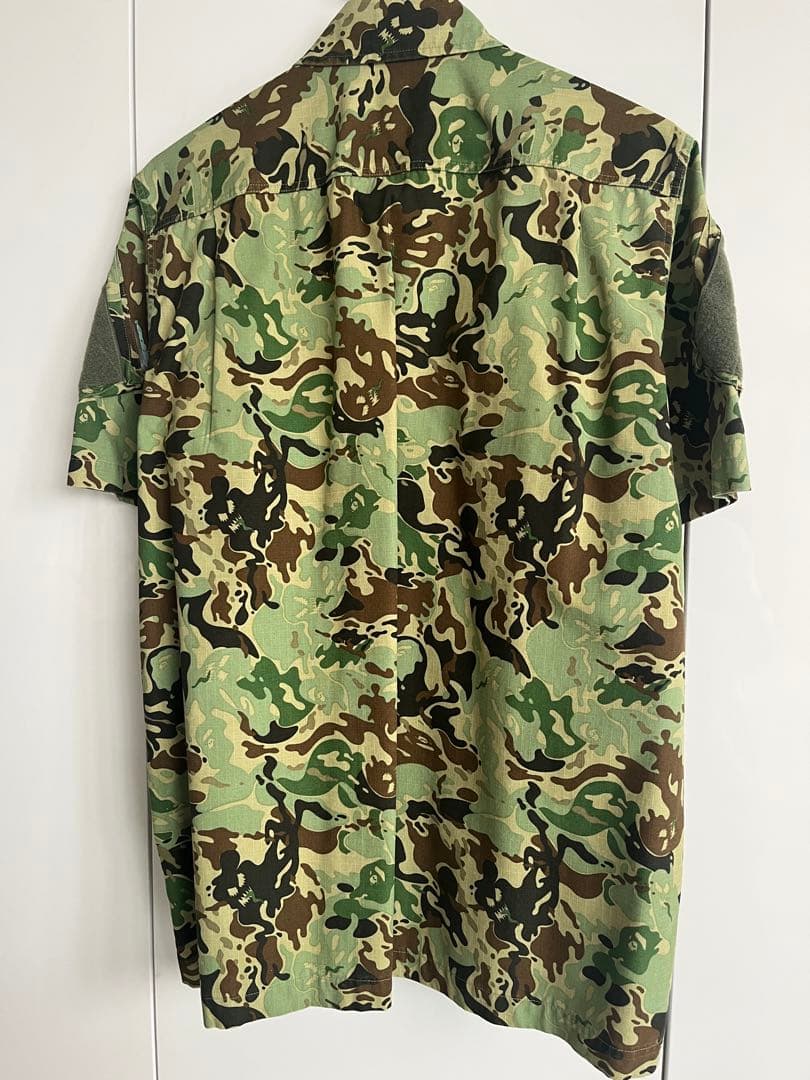 孔さま用- Ape カモ柄半袖シャツ&ショートパンツの2点セット