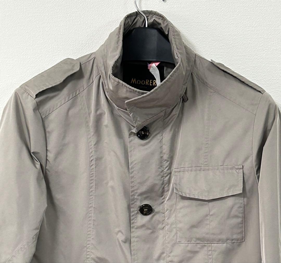 ムーレー　PORTO グレージュ　ミリタリージャケット　M65 48