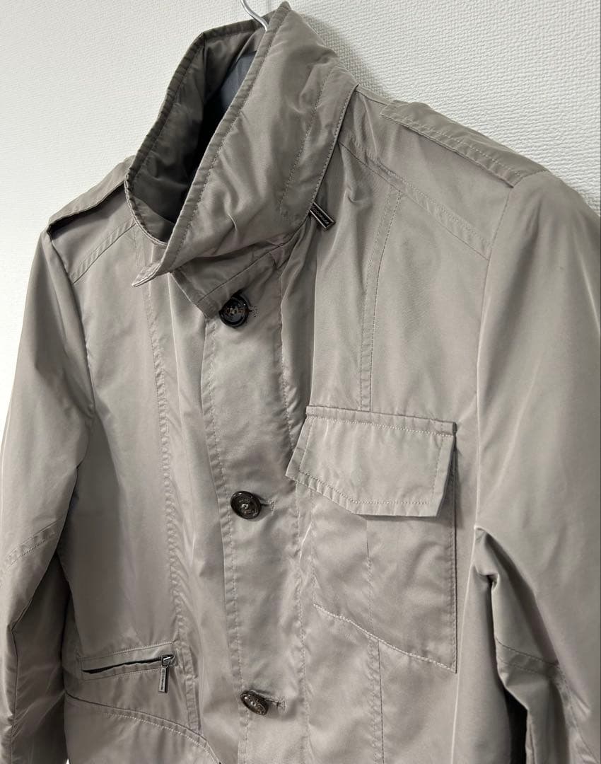 ムーレー　PORTO グレージュ　ミリタリージャケット　M65 48