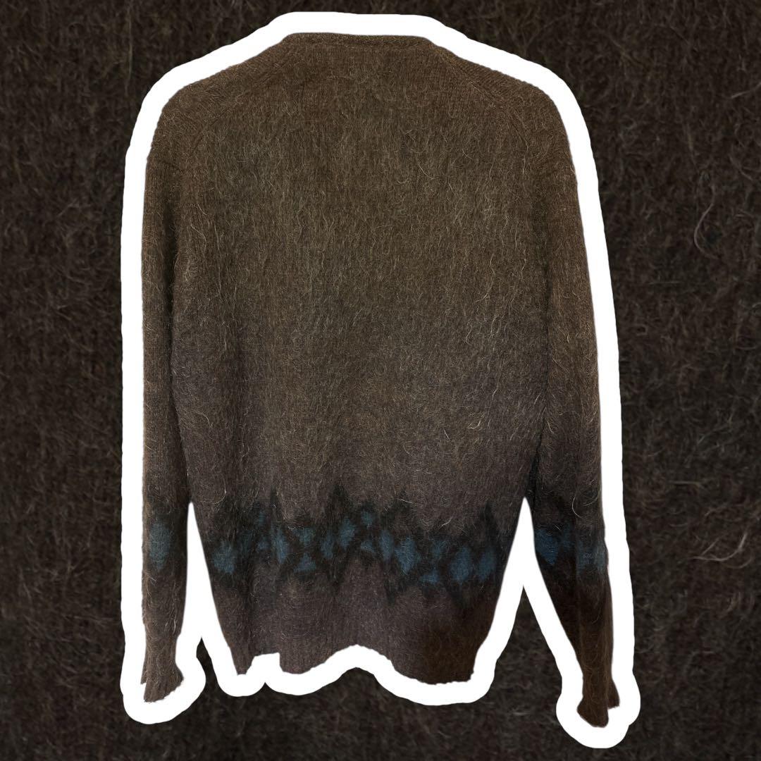 ま*お様 50s 60s vintage モヘア　カーディガン　アーガイル