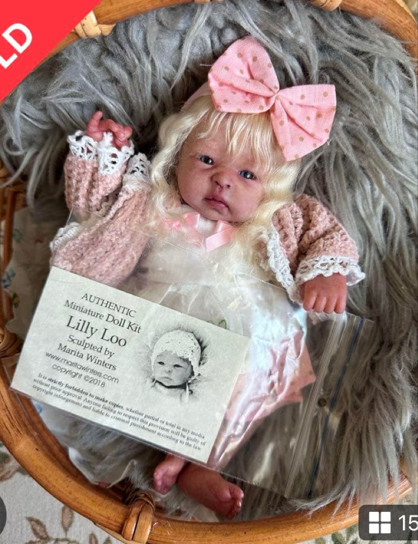 or❤️リボーンドール　リアル赤ちゃん人形　正規キット　リリールーちゃん❣️