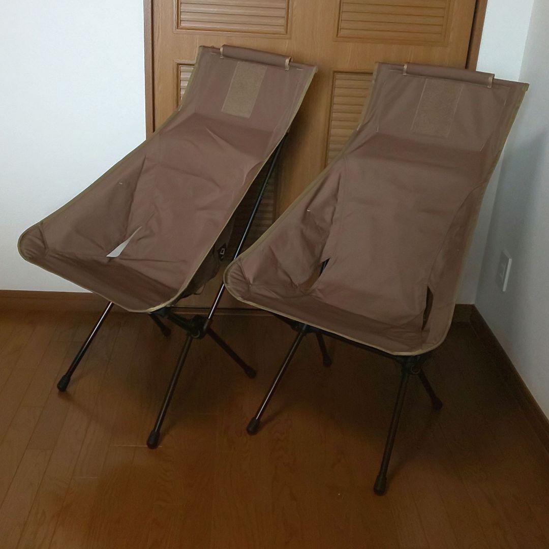 【美品】ヘリノックス タクティカルサンセットチェア コヨーテ 2脚セット