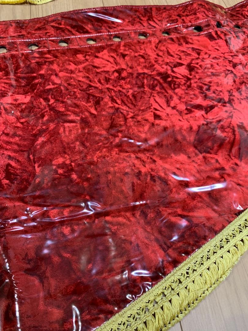 土日限定値下げ♪金華山 チンチラ ダッシュボードマット フロントカーテンセット