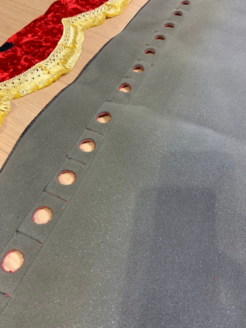 土日限定値下げ♪金華山 チンチラ ダッシュボードマット フロントカーテンセット