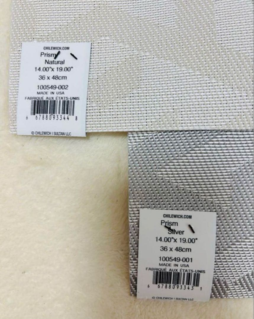 新品　Chilewich Prism ランチョンマット 2色4枚　チルウィッチ