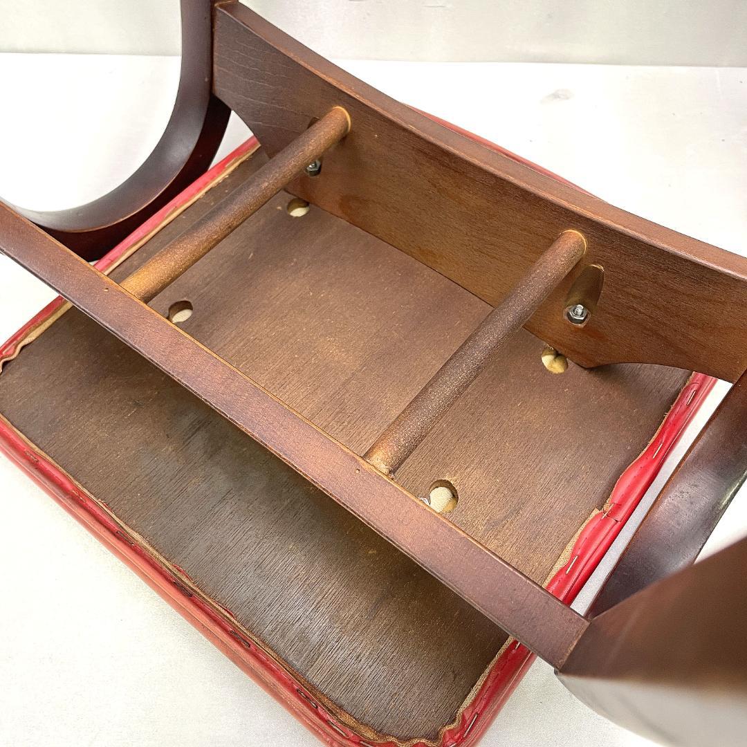 秋田木工 剣持勇 スタッキングスツール 曲げ木 2脚セット 昭和レトロ