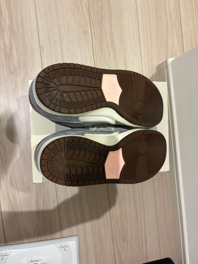 Nike Dunk Low グレー/ホワイト/ブラウン　堀米ダンク