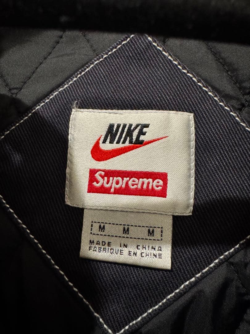 Supreme NIKE DOUBLE ZIP WORK JACKET ブラック