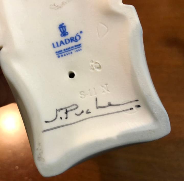 リヤドロ LLADRO 人形 2体　彫刻家Jose Puche 肉筆サイン
