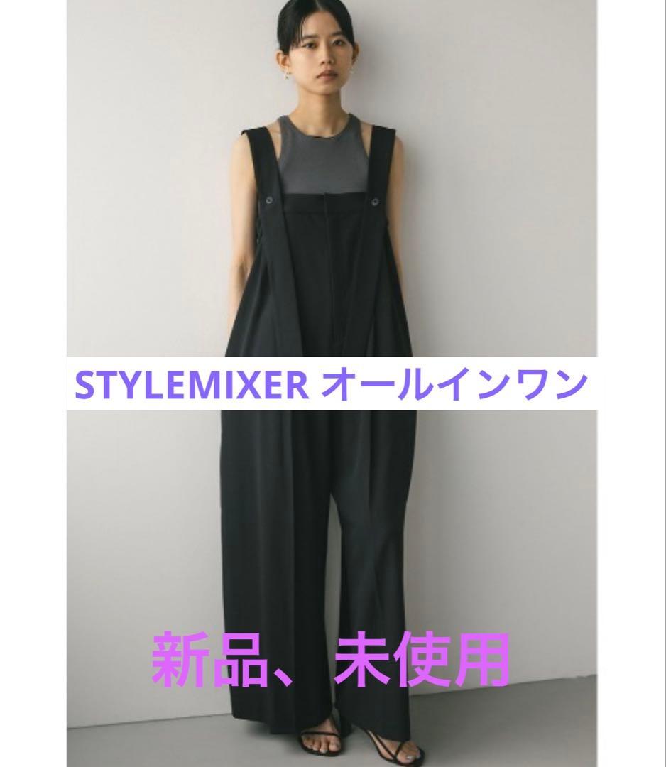 STYLEMIXER 完売品　ブラックノースリーブサロペット Mサイズ