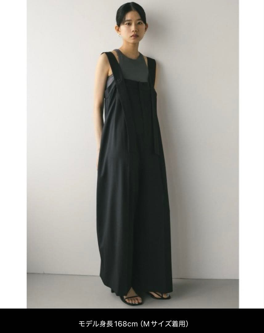 STYLEMIXER 完売品　ブラックノースリーブサロペット Mサイズ