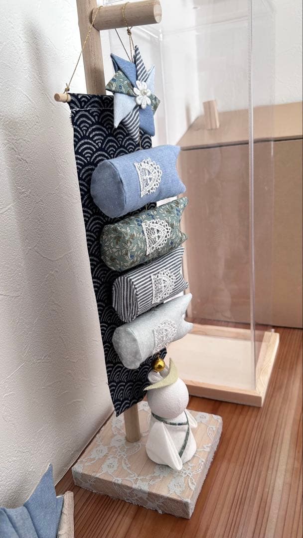 【つるし飾り】〜nagi〜鯉のぼりとうさぎの端午の節句飾り | ハンドメイド