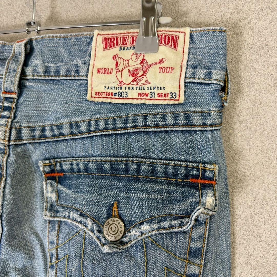 希少 TRUE RELIGION トゥルーレリジョン 米国製 デニムパンツ