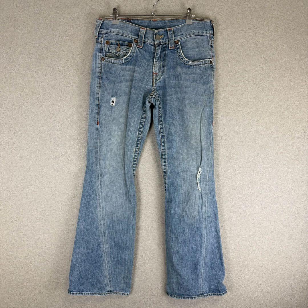 希少 TRUE RELIGION トゥルーレリジョン 米国製 デニムパンツ
