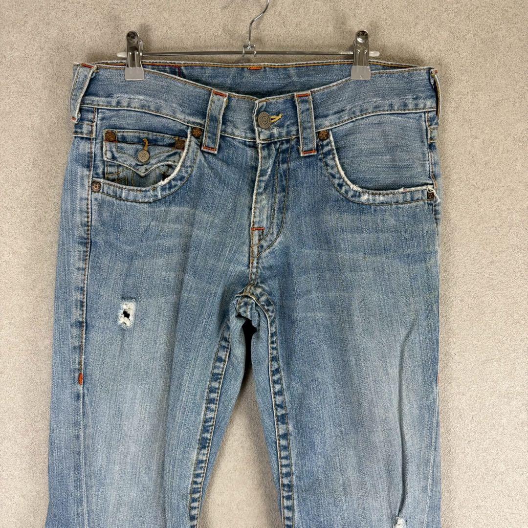 希少 TRUE RELIGION トゥルーレリジョン 米国製 デニムパンツ