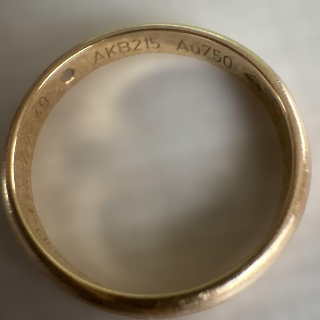 Cartier ゴールドリング サイズ49 ダイヤモンド付き