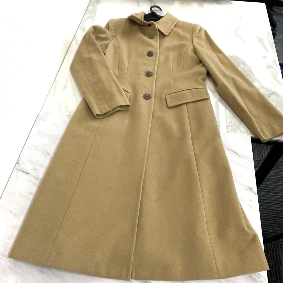 #FOXEY ブティック　カシミヤロングコート　ベージュ　サイズ40