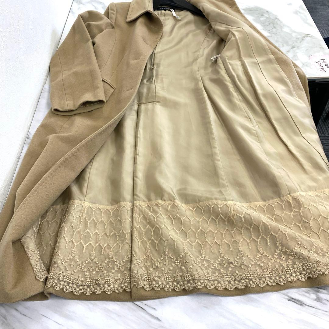 #FOXEY ブティック　カシミヤロングコート　ベージュ　サイズ40