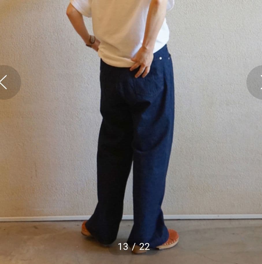 ジャーナルスタンダードラックス 12ozデニム タック5PK 日本製 M ワイド