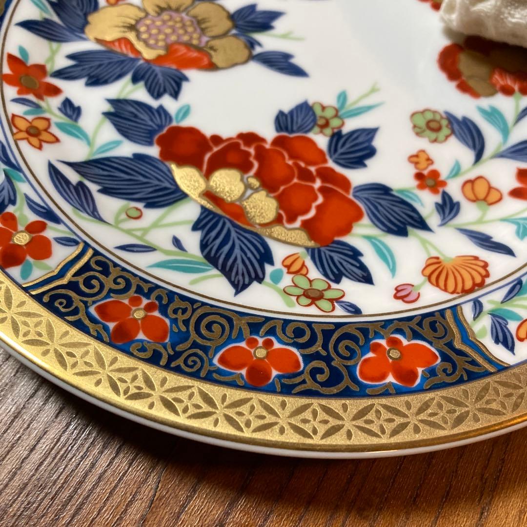 有田焼 極上古伊万里 中皿揃 5枚セット 逸品 伊万里焼 昇龍窯 牡丹