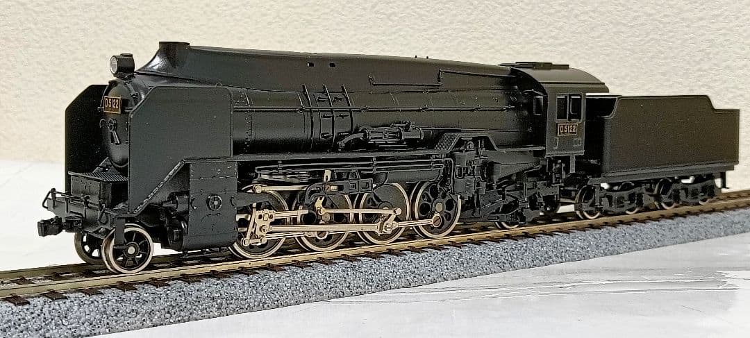 HOゲージ 天賞堂 アダチ Ｄ51全流蒸気機関車、カンモーター、メンテナンス済