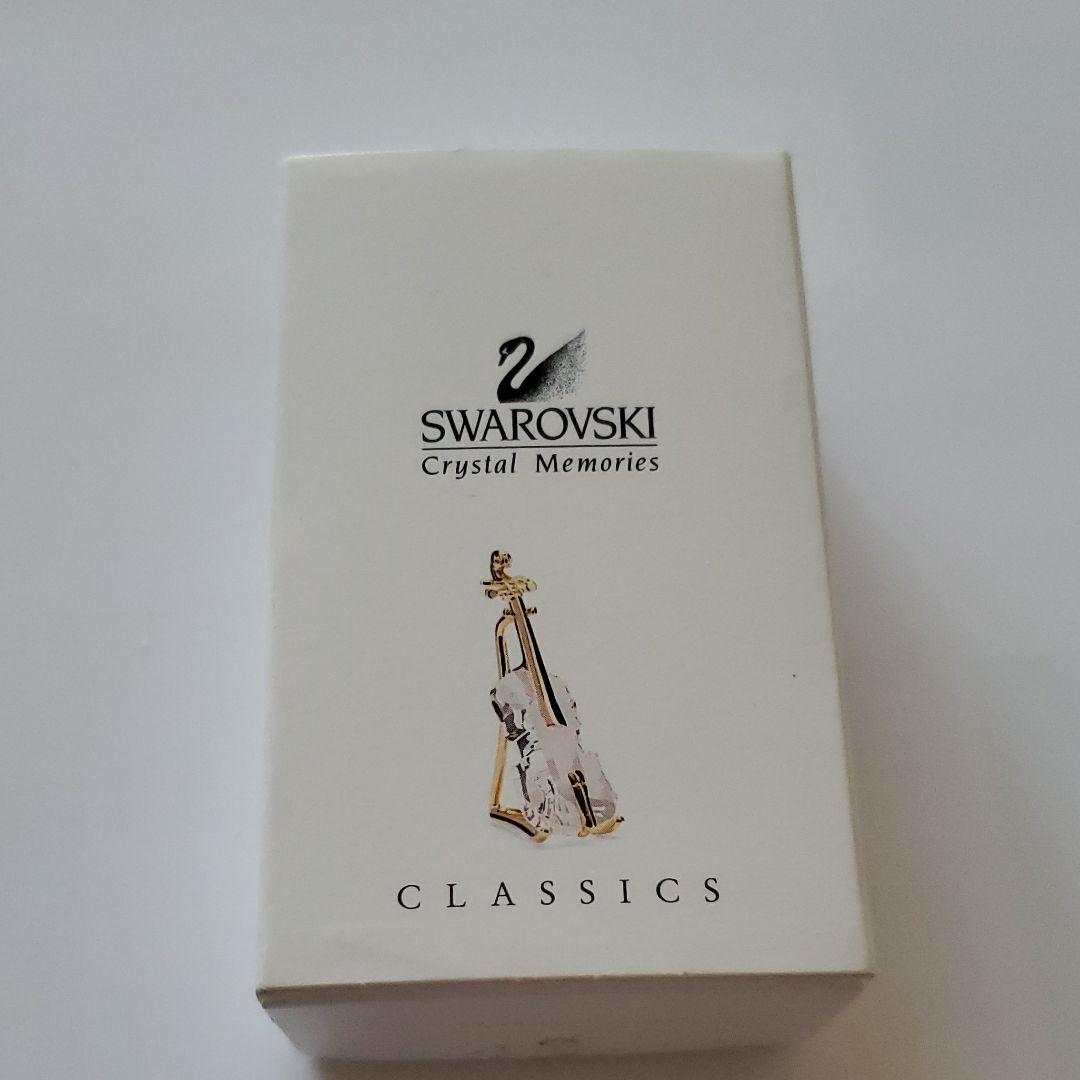SWAROVSKI  ヴァイオリンの置物　未使用品