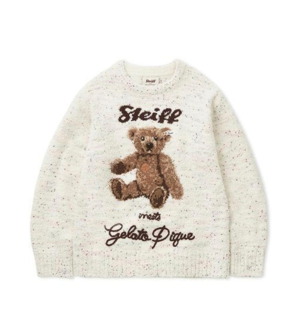 ジェラートピケ×シュタイフ ジャガードプルオーバー+ロングパンツ