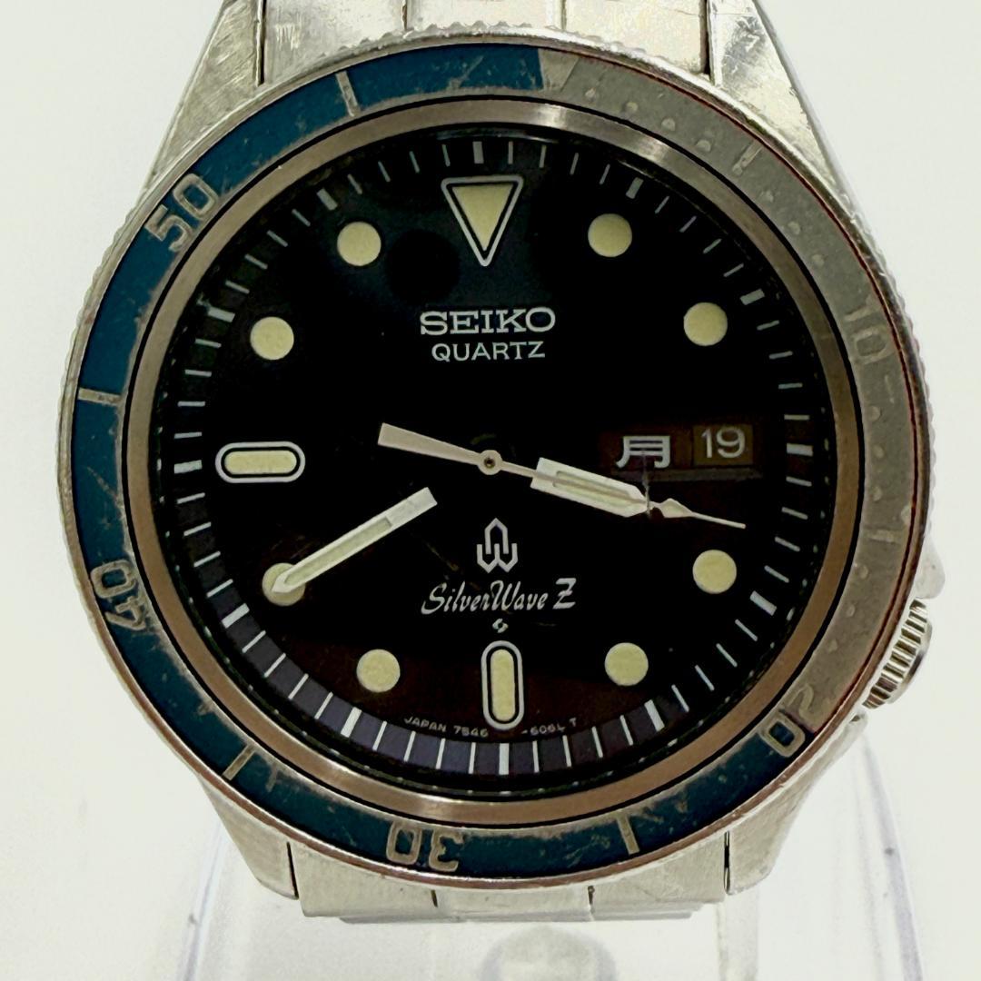 SEIKO シルバーウェーブZ ペプシ 腕時計 7546-606A 稼動品