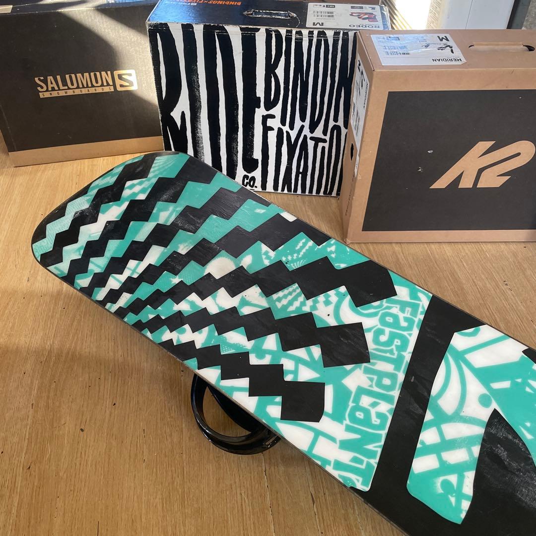 K2×CSB　名作ファストプラント　バインディング付スノーボードセット