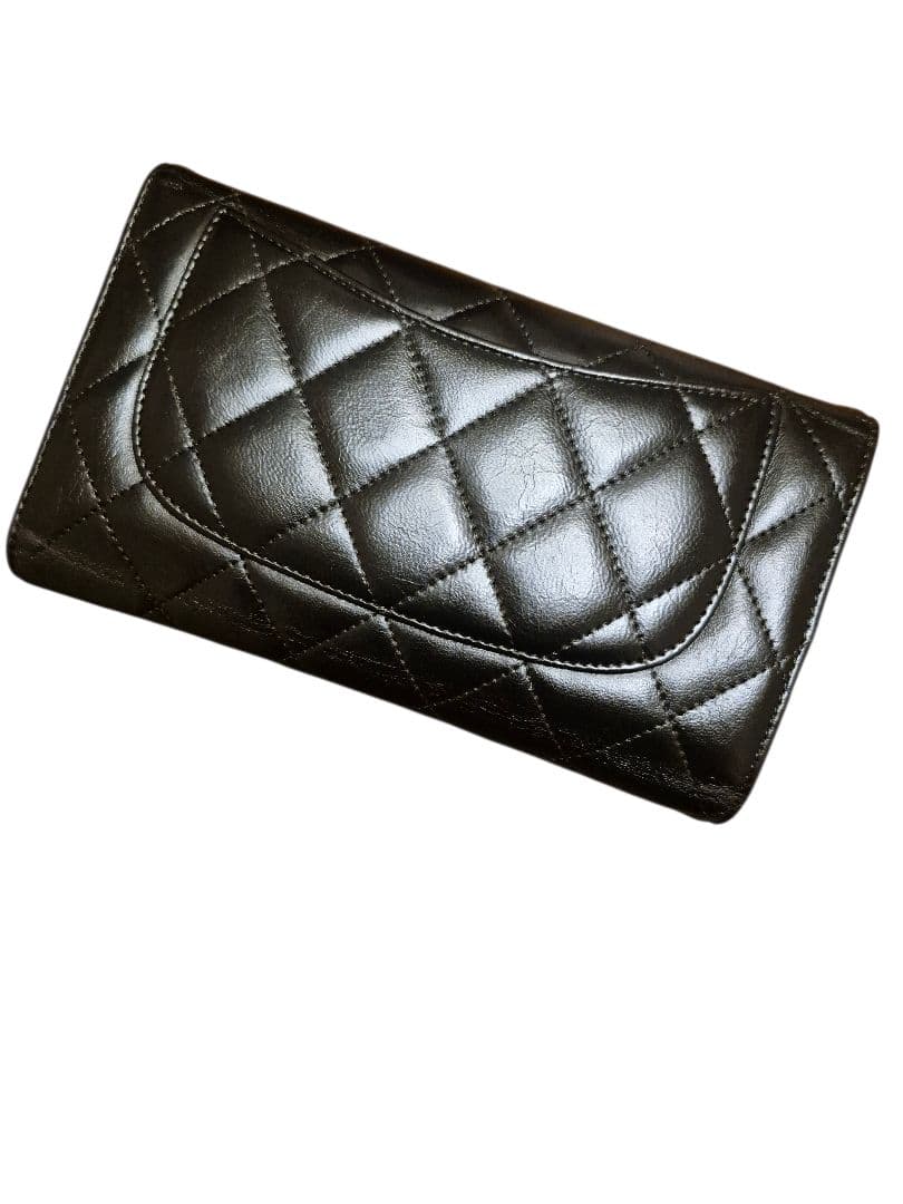CHANEL　シャネル　マトラッセ　ラムスキン　長財布