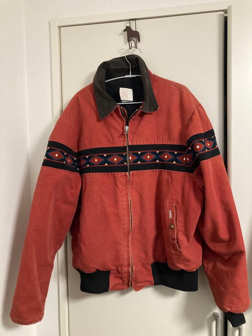 90s carharu サンタフェジャケット　サウスウエスト　ネイティブ柄