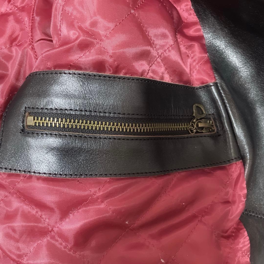 LEATHER BOMU ダブルライダース ホースハイド 2XL 馬革 稀少