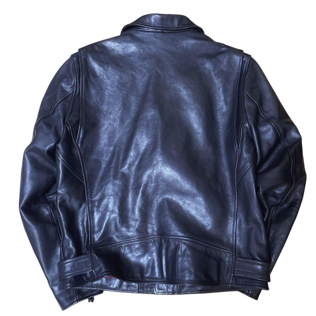 LEATHER BOMU ダブルライダース ホースハイド 2XL 馬革 稀少